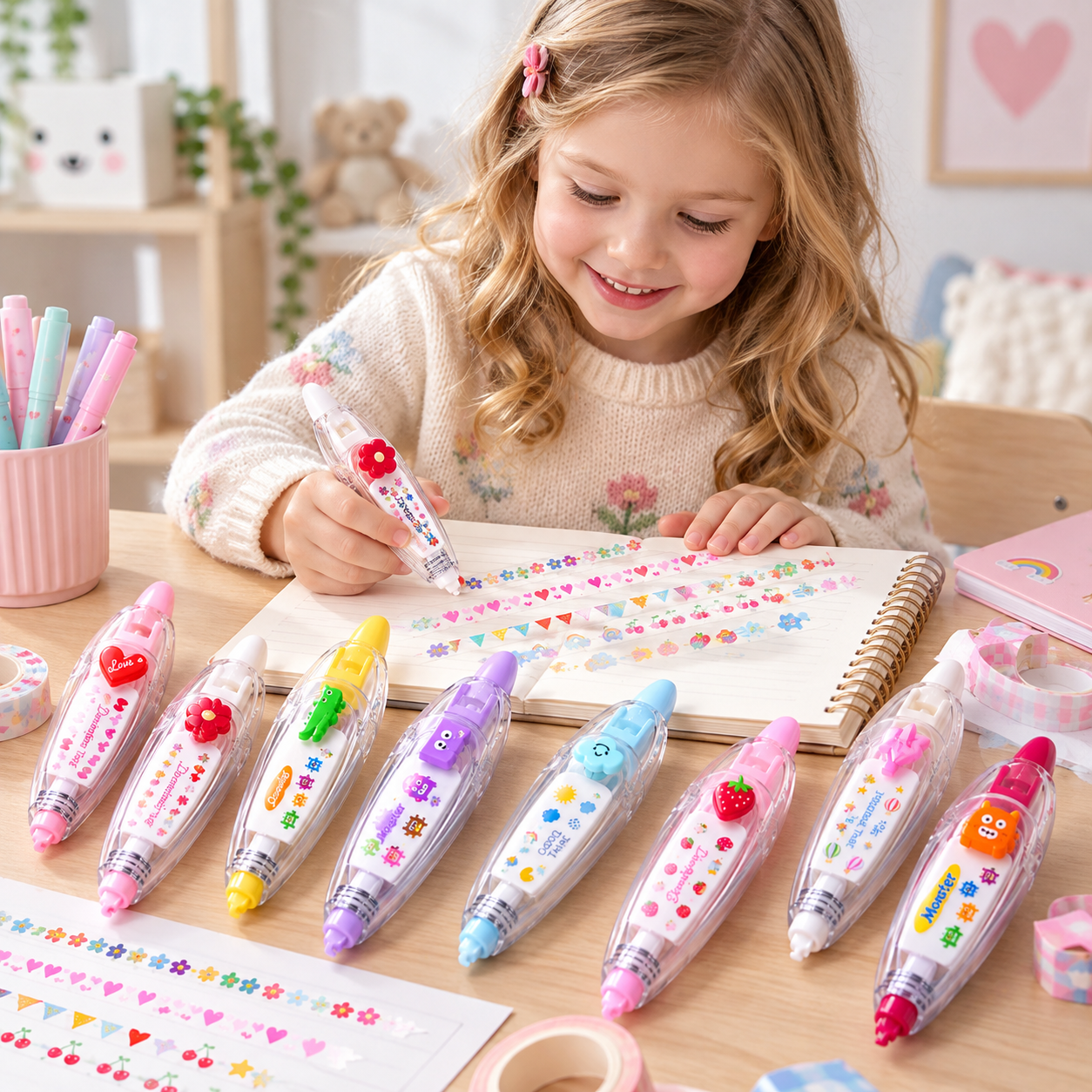 DoodleTape – Decorative Tape Dispenser for Journaling & Crafts