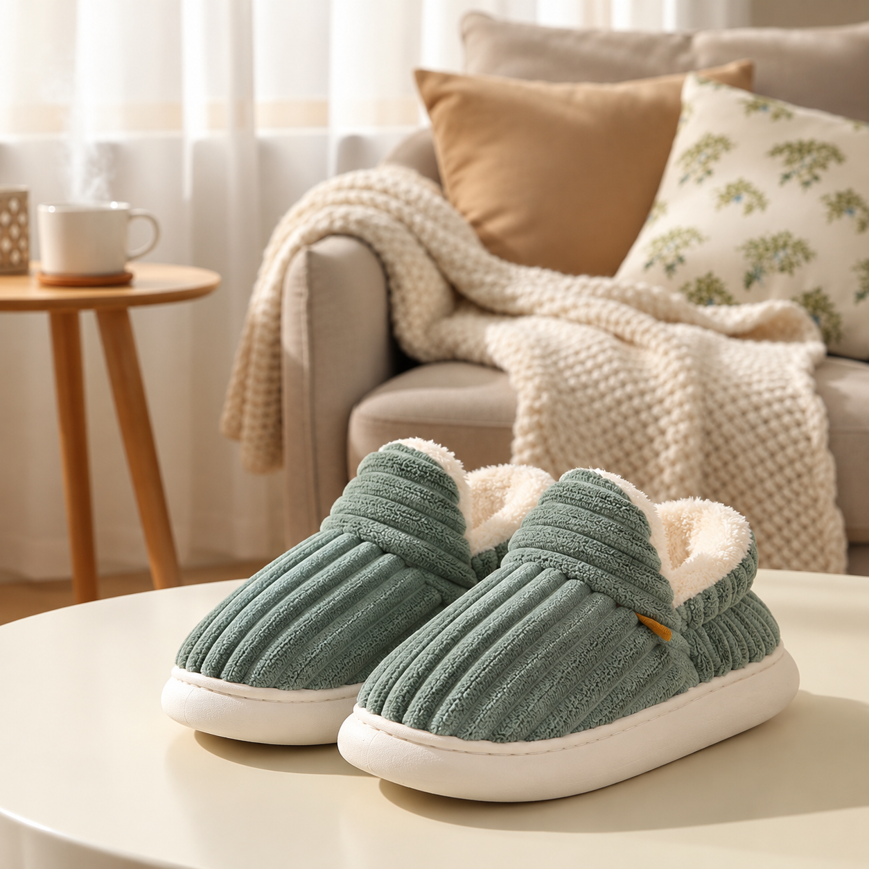 WarmNest – Cuddly Soft & Warm – Anti-Slip Slippers