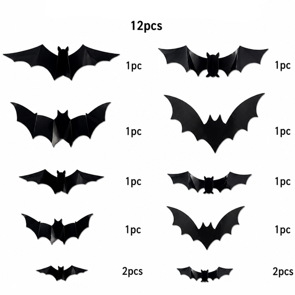 SpookyGlow – Spooky & Atmospheric – Halloween Bat LED Wall Decoration