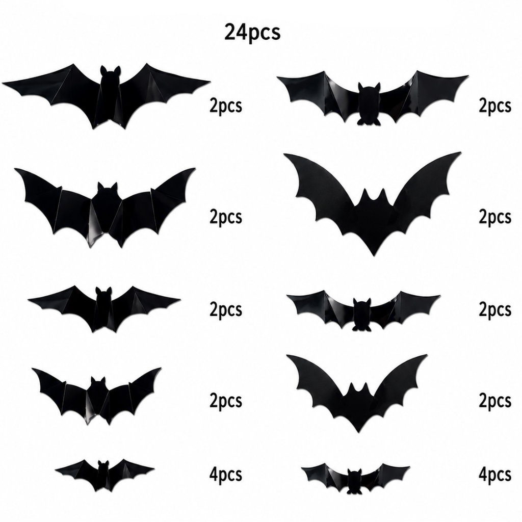 SpookyGlow – Spooky & Atmospheric – Halloween Bat LED Wall Decoration