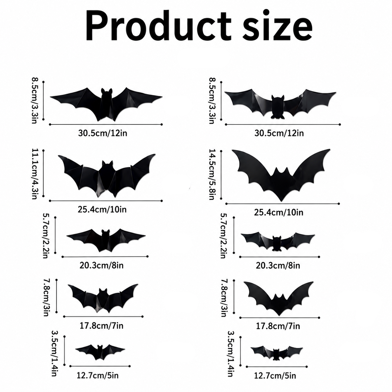 SpookyGlow – Spooky & Atmospheric – Halloween Bat LED Wall Decoration