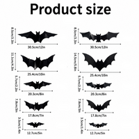 Thumbnail for SpookyGlow – Spooky & Atmospheric – Halloween Bat LED Wall Decoration