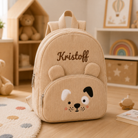 Thumbnail for MyLittleBag – Personal & Cute – Personalized Kids' Backpack with Name and Animal Print