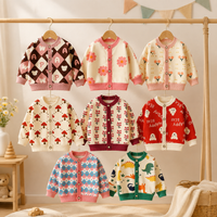 Thumbnail for CozyCardi – Soft & Warm – Knitted Cardigan with Cute Prints