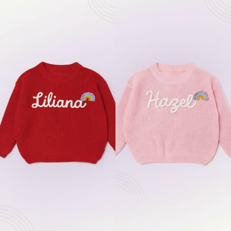 TinyStitch – Personalized Knitted Name Sweater for Children