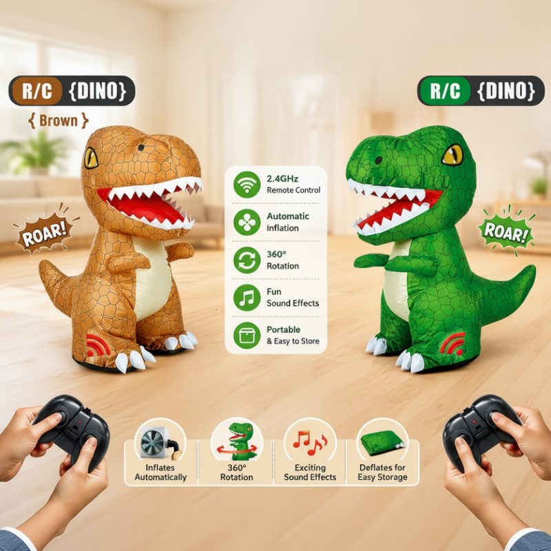 Inflatable Tyrannosaurus Rex – Active & Educational – Inflatable RC Dinosaur