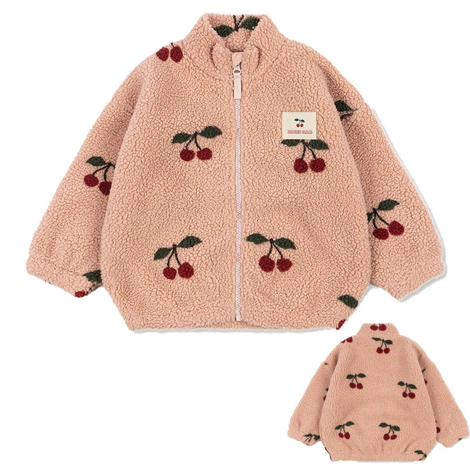 WarmHug – Comfortable & Trendy – Kids' Fleece Jacket with Playful Prints