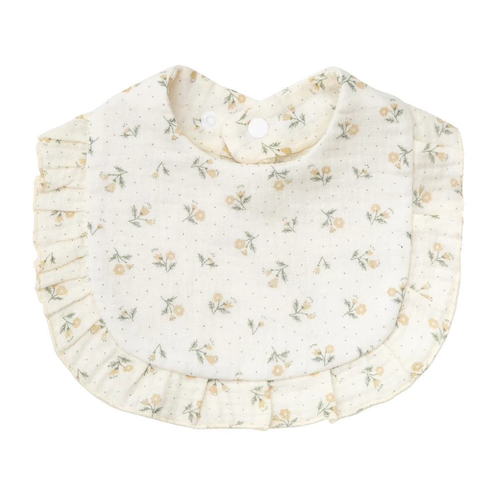 BabyBloom – Cute & Comfortable – Baby Bib with Ruffled Edg
