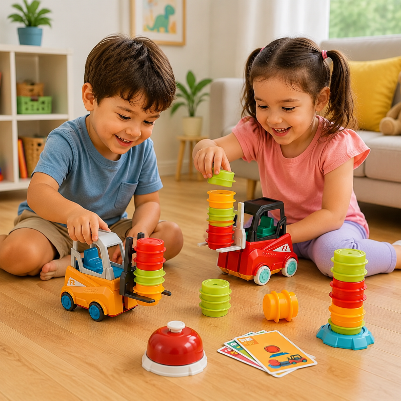 LittleBuilders – Interactive & Safe – Forklift Play Set