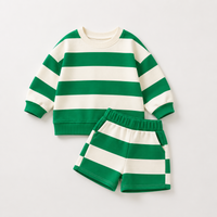 Thumbnail for LittleStyle – Soft & Comfortable – Striped Cotton Comfy Set