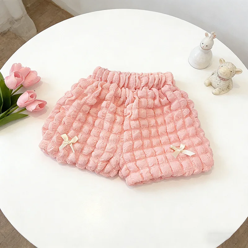 LovelyBloom – Soft & Cute – Kids' Shorts with Ruffles and a Bow