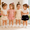 LovelyBloom – Soft & Cute – Kids' Shorts with Ruffles and a Bow