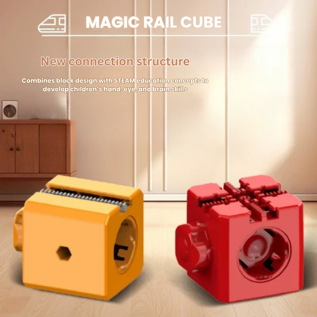 Cube Train Examples DIY Cube Track – Creative & Active – Creative DIY Train Track – My ...