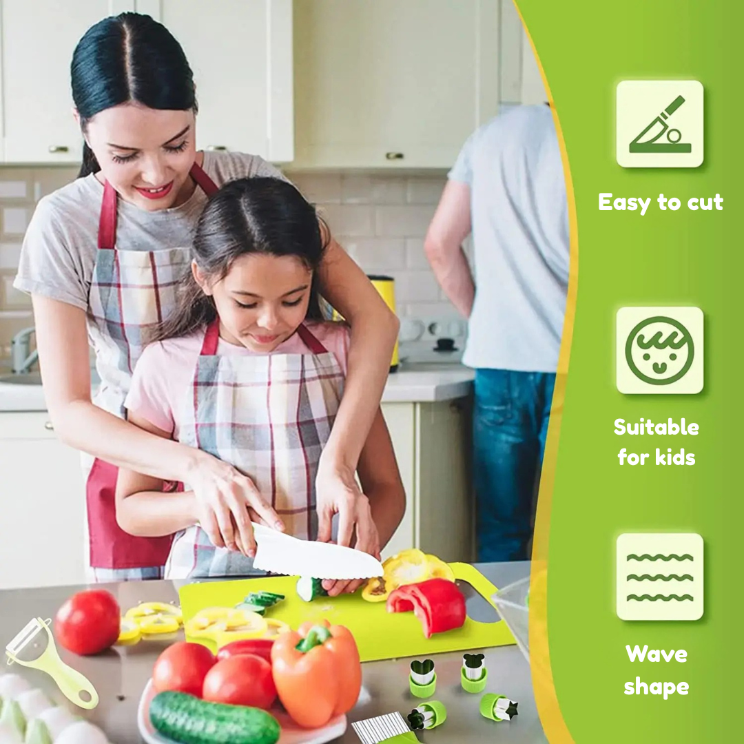 Junior Chef Set™ - Safety in the kitchen - Children's cutting set