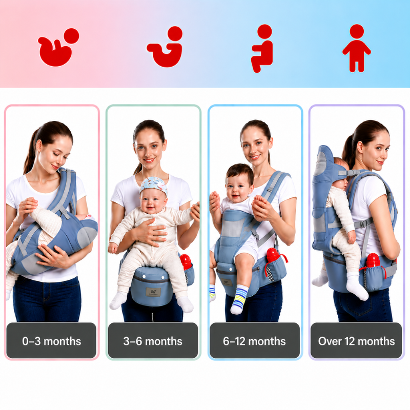CozyCarry – Convenient & Adjustable – 3-in-1 Baby Carrier