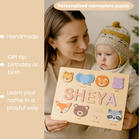 Thumbnail for Woods - Your own name tag! - Name jigsaw puzzle