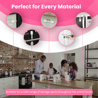 Thumbnail for Milo & Moon – Invisible Safety – Childproof Cabinet & Drawer Locks (8 pieces)