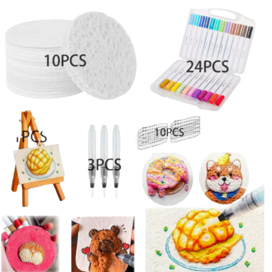 MagicFoam – Colorful and creative – Creative Texture Pen Set