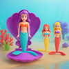 AquaWhirl – Magical Swimming Fun - Mermaid in Shell