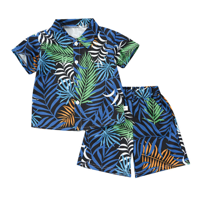Mini Fashion™ - Fresh & Cheerful - Flowers Boys Set