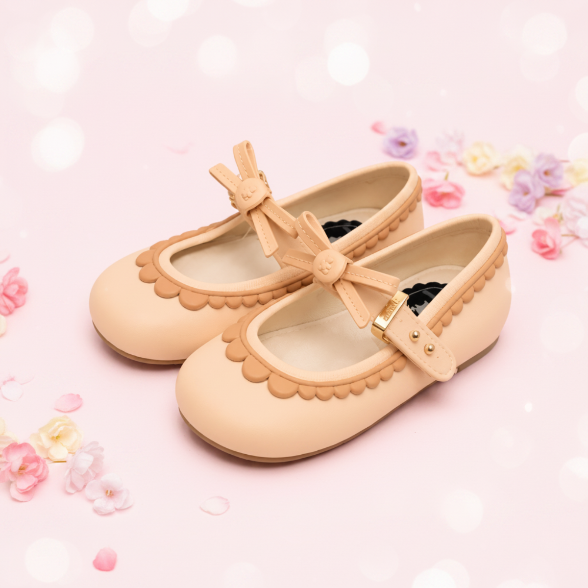 MiniChic – Elegance & Style – Children's Slippers with a Bow