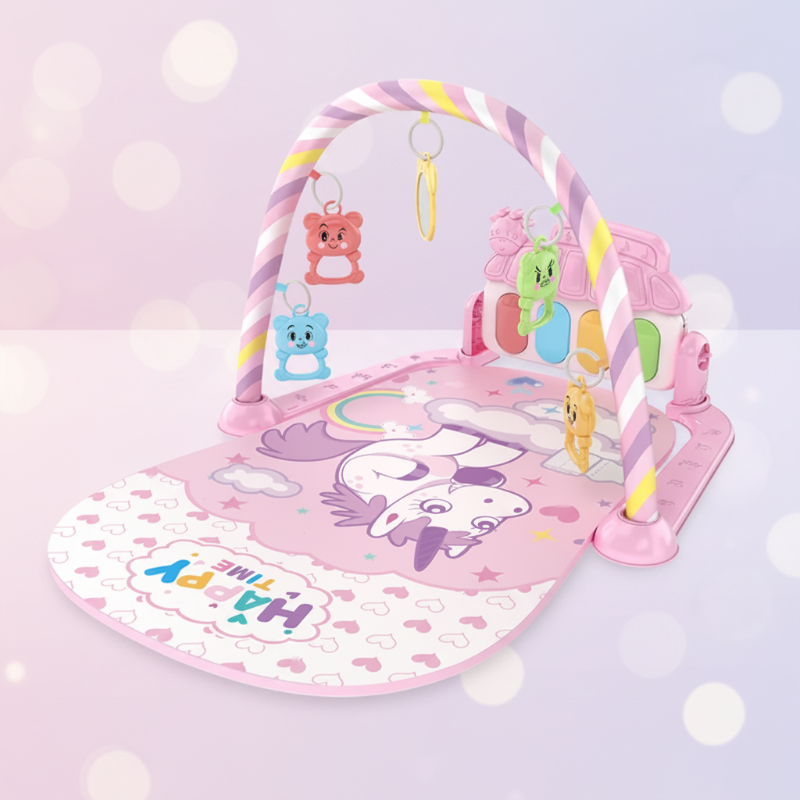 Musical Baby Play Gym – Colorful & Educational – Baby Gym Mat