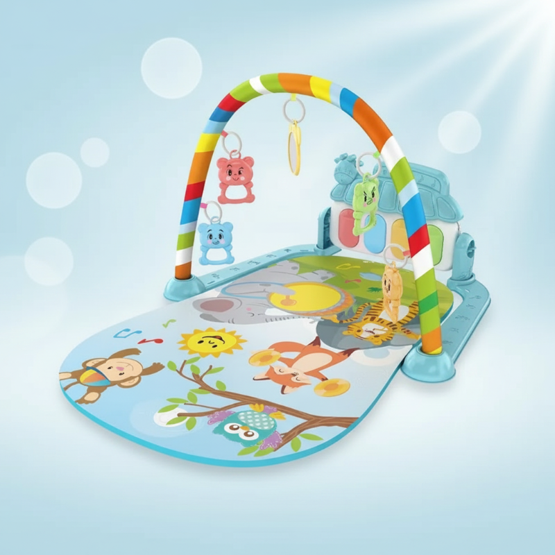 Musical Baby Play Gym – Colorful & Educational – Baby Gym Mat