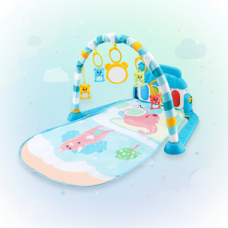 Musical Baby Play Gym – Colorful & Educational – Baby Gym Mat