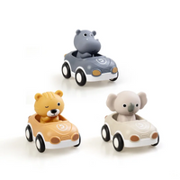 Thumbnail for AnimalRide – Playful & Cute – Silicone Animal Cars (3-Pack)