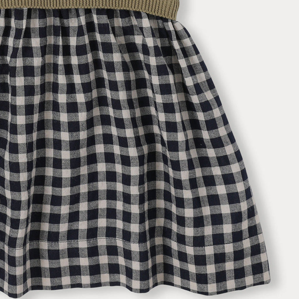 Plaid Patchwork Dress – Trendy & Lightweight – Checkered Dress