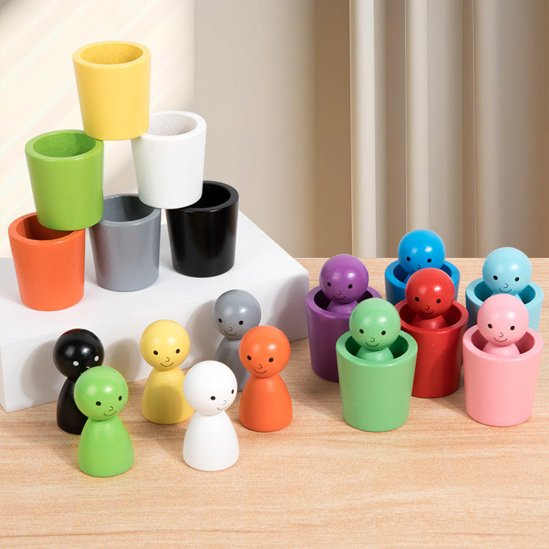 Color Champions – Learning & Discovery – Montessori Wooden Color Sorting Game