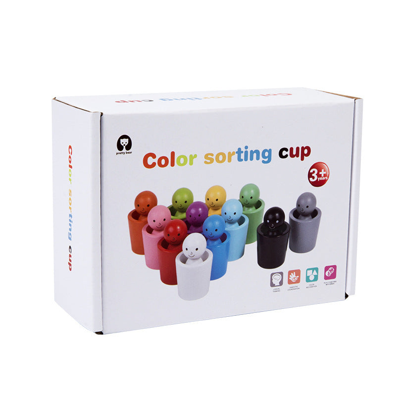 Color Champions – Learning & Discovery – Montessori Wooden Color Sorting Game