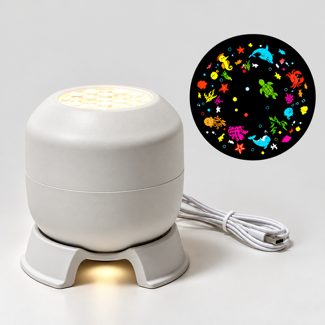 FrostyLight – Magical & Atmospheric – Rotating Projector Lamp (Christmas & Halloween)