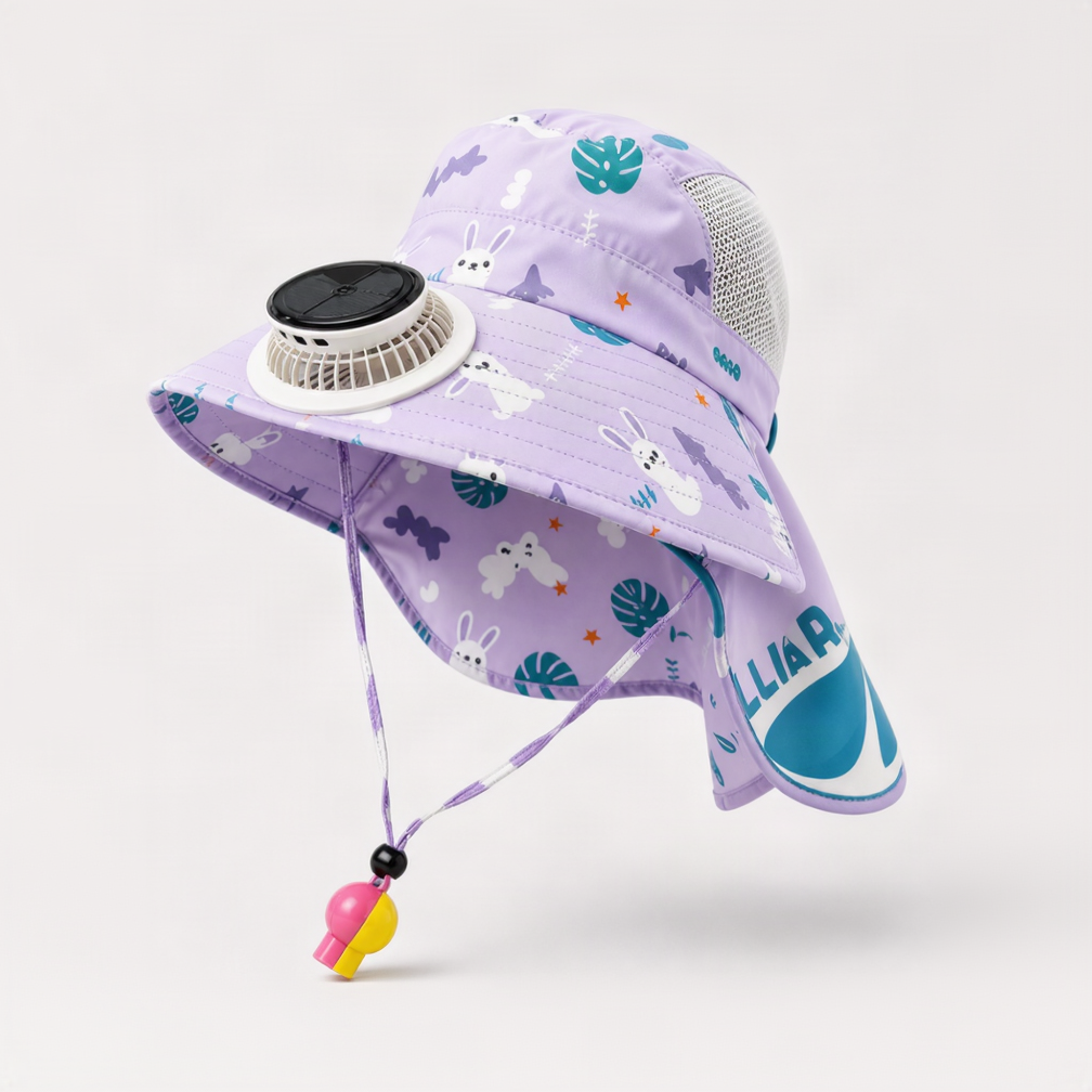 HappyShade – Sun Protection & Cooling – Children's Summer Hat with Fan