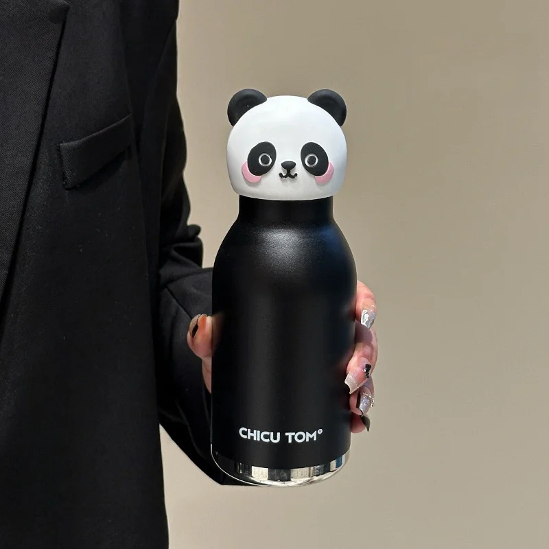 AnimalSip – Cute & Practical – Children's Stainless Steel Thermos Bottle with Animal Print