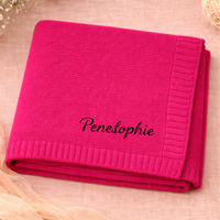 Thumbnail for Personalized Baby Blanket – Soft & Unique – Personalized Embroidered Cotton Blanket