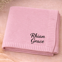 Thumbnail for Personalized Baby Blanket – Soft & Unique – Personalized Embroidered Cotton Blanket