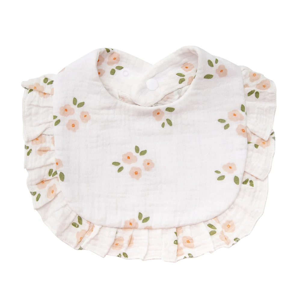 BabyBloom – Cute & Comfortable – Baby Bib with Ruffled Edg