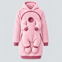 Thumbnail for MamaHug – Warm & Practical – 2-in-1 Hoodie for Mom and Baby