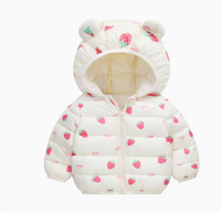 Thumbnail for Mini Fashion™ - Polyester winter coat with hood.