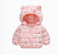 Thumbnail for Mini Fashion™ - Polyester winter coat with hood.