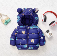 Thumbnail for Mini Fashion™ - Polyester winter coat with hood.