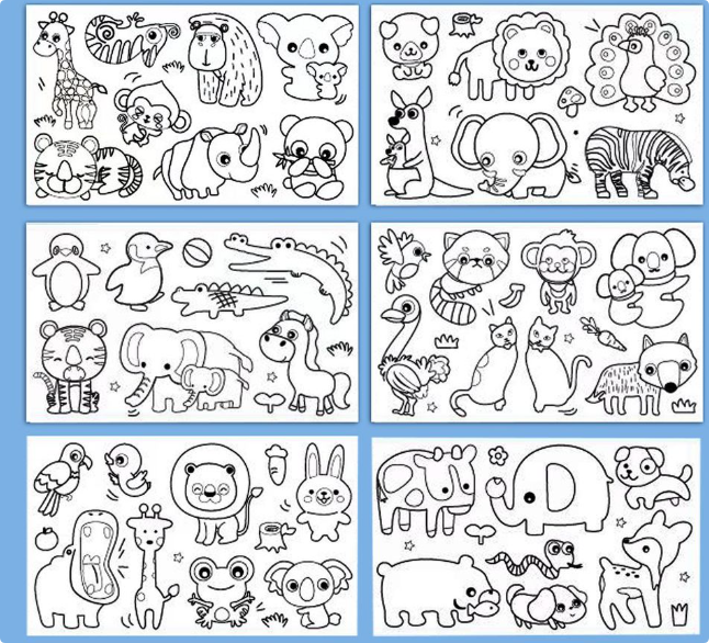 ColoringPaper™ - Unleash your creativity - XXL Coloring Sheet