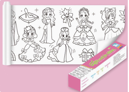 ColoringPaper™ - Unleash your creativity - XXL Coloring Sheet