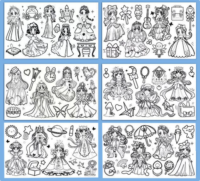 ColoringPaper™ - Unleash your creativity - XXL Coloring Sheet