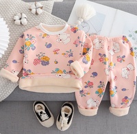 Thumbnail for Mini Fashion™ - Kinder Cartoon Fleece Pyjama