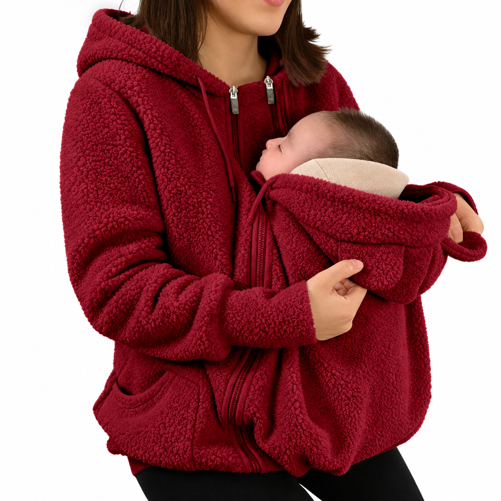 MamaNest – Warm & Practical – 2-in-1 Carrier Jacket for Mom and Baby