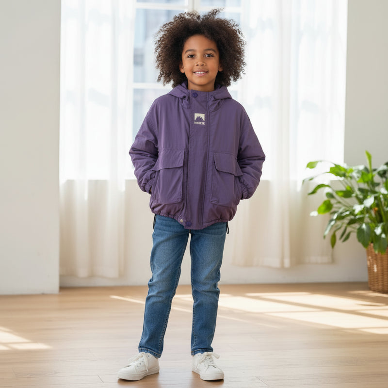 LiloWear – Windproof & Water-repellent – Children's Windbreaker with Hood