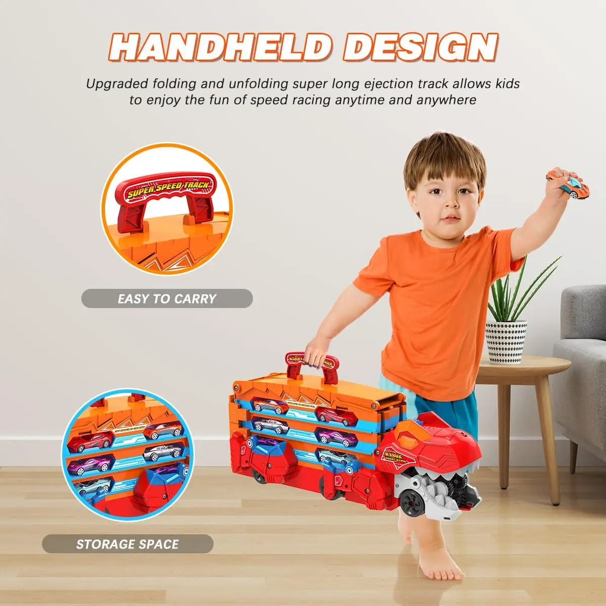 JurassicTruck™ – Cool & Fun – Foldable Dino Transport Cart