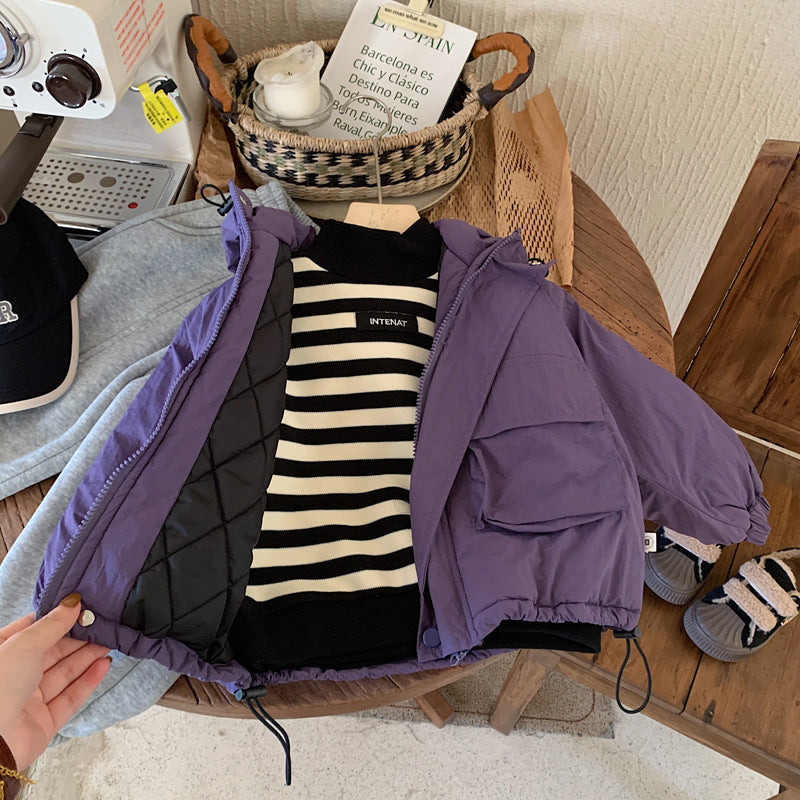 LiloWear – Windproof & Water-repellent – Children's Windbreaker with Hood